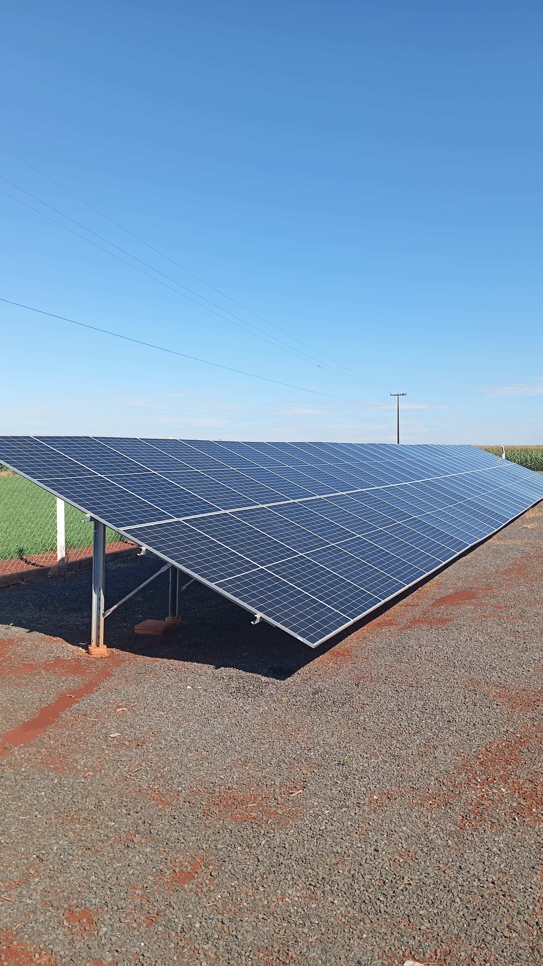 Instalação solar rural SER Energy